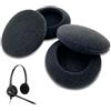 Kunxing Spugnette per Cuffie per Logitech H390 - Cuscinetti per Cuffie Compatibili con I Modelli Logitech H330 / H340 / H110 / H111, Copricuffie Sostitutivi per Comfort e Resistenza, Nero (Φ5 CM, 4 PZ)
