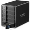 ORICO Case Esterno per Disco Rigido USB3.0, Alluminio 5 Baia Custodia per 3,5 Pollici SATA HDD/SSD, Supporto 5x16TB(9558U3)