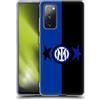 Head Case Designs Licenza Ufficiale Inter Milan Nero & Blu IM 2Stars Custodia Cover in Morbido Gel Compatibile con Samsung Galaxy S20 Fe / 5G