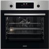 Zanussi ZOPXD6XN Forno Elettrico Multifunzione Pirolitico a 3 Cicli, Integrabile, 9 Funzioni, Cavità XXL, Display LCD, Capacità 72 L, Inox Anti-impronte, Classe A+