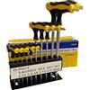 Kippen 1068B - Set 10 PCS di Chiavi a Brugola Doppie con Impugnatura in Bicomponente