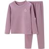Generic Pigiama per Bambini Set Caldo Tinta Unita Ragazzi e Ragazze Abbigliamento per la casa per Bambini Morbido Abbigliamento per la casa sfocato con Pantaloni Sportivi in Pile Accappatoio 4 5 Anni