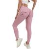 Surttan Leggings Sportivi da Donna Yoga Lunghi Pantaloni Fitness Slim Fit Pantaloni Opachi Scrunch Pantaloni Senza Cuciture Push Up Vita Alta Esercizio Fitness Jogging con Tasca Pants