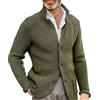 Generico Cardigan Uomo Cotone Leggero Senza Cappuccio Taglie Forti Maglione Spessa Cappotto Maniche Lunghe Giacchina vestibilità Morbida Giacca Slim Fit Maglia Semplice Felpa Comodo Top Fitness Maglia di Tuta