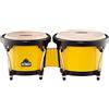 Nino Percussion Nino17Y-BK Bonghi Plus con Tiranti Coppia, Giallo