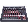 DJOAIUYF Mixer DX8 professionale a 8 canali stereo DJ console mixer audio Bluetooth mixer con USB per karaoke Digital Audio Mixer LCD AC 230 V 50 Hz 18 W