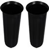 Gudalea Vaso per Tomba e Cimitero - Soluzione Decorativa Versatile in Plastica, per Urna con Base, Uso Interno ed Esterno