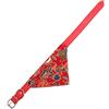 BESPORTBLE 2pezzi Scarf Triangle per Cani Cotone Asciugamano Salivare per Animali Domestici di Bandane per Cani di Taglia Piccola Nero e Rosso Accessori alla Moda per Tutte Le Stagioni