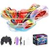 3T6B Rc Stunt Car Acrobatica a Rotazione 360°, 4WD 2.4GHz Macchine Telecomandate Con luci Colorate Lampeggianti e Acrobazie Spray, Regalo per Ragazzi e Ragazze dai 4 Anni in su