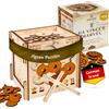 INSCAPE Da Vinci's Marvel - Scatola puzzle in legno - Puzzle Box - Escape Room gioco per adulti e bambini - Giochi di aglio per adulti - Puzzle in legno 3D - Cluebox - Giochi di pensiero - Jigsaw