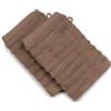 Gözze 2erSet Frottier MAILAND,CO/CV (Bamboo),70%/30%,Waschhandschuh,17x24,stein