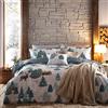 furn. Arcticus - Set copripiumino matrimoniale, in cotone, poliestere, blu