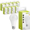 goobay 74112 Lampadina LED E27 15 Watt/Lampadina LED per prese E27 / Lampada bianco caldo/Smerigliato/Lampadina LED/Sostituzione per lampadina a incandescenza/Bianco / 10 pezzi