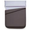Sancarlos Copripiumino colorato, grigio scuro, 100% cotone percalle, per letto da 135 cm
