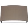 home sweet home collection Lampada da parete Loft Design con attacco E14, certificazione DEKRA, 31 x 10 x 19 cm, max. 25 W, lampada da parete in tessuto, adatta per ogni interno IP20, cavo da 140 cm + interruttore + spina, colore: marrone chiaro