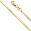 PRINS JEWELS Collana in oro giallo massiccio, 18 carati, oro 750, con maglia veneziana, in confezione, 1 mm di larghezza e Oro giallo, colore: oro giallo, cod. Venezia-18-1mm-