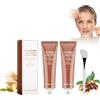 Nurvidis Maschera Viso Peel Off, 2 Pezzi Maschera Peel-Off Collagene, Con 2 Pennello Per Maschera Facciale, Maschera Applicatore Al Collagene, Maschera Peel Off Idrata La Pelle