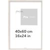 Pix FRAMES Cornice Foto - 40x60 cm - Portafoto da Parete Legno - Elegante Cornici da Parete - Porta Foto da Muro - Classico Quadretti da Parete - Moderno Portafoto - Grigio
