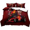 CHENGHUO Leclerc F1 Drivers, copripiumino per bambini, federa per cuscino 80 x 80, regalo per bambini e ragazzi singolo (C, 155 x 220 cm + 75 x 50 cm x 1)