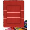 Tex family Set Asciugamani Spugna Personalizzati con Nome in Cotone 100% Punto Croce 1+1 Viso e Ospite - Rosso