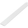 Alberts 479282 eco Asta piatta, PVC-U bianco, 1000 x 30 mm