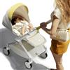 Hot Mom Passeggino Leggero, sedili larghi, schienale regolabile, grandi ruote ammortizzanti, telaio in magnesio, direzione di marcia cambiabile in pochi secondi, modello F39(F39-BEIGE)