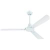 Westinghouse Lighting Ventilatore a Soffitto Urban Gale 7202140 a tre pale, bianco con pale bianche in plastica ABS, 132 cm