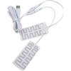 Generic Riscaldatore USB per Guanti, Cuscinetti Riscaldanti Elettrici, Tappetino Scaldamani, Foglio Riscaldante per Indumenti, Gilet, Vita e Addominali