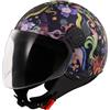 LS2 CASCO JET LS2 OF558 SPHERE LUX II BLOOM BLUE PINK-06