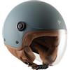 Tucano Urbano casco jet El'Jettin 6.0 Blu Petrolio Opaco