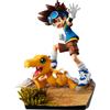 MEGAHOUSE DIGIMON GEM YAGAMI TAIICHI&AGUMON 20TH STATUA