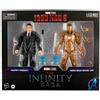 HASBRO Marvel The Infinity Saga Iron Man 3 Happy Hogan E Iron Man Mark Xxi Set 2 Figure