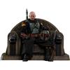 HOT TOYS Star Wars The Mandalorian Action Figura 1/6 Boba Fett (repaint Armor) E Throne 3