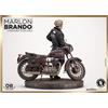 INFINITE STATUE Marlon Brando Statua Resina Old & Rare W/bike 1/6 30 Cm Infinite Statue