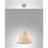 Fabas CRUMPLE SOSPENSIONE KAKI 1 LUCE IN METALLO E CERAMICA ATTACCO E28