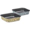 Set 2 Teglie per friggitrice ad aria quadrate azzurra + crema - AirFry