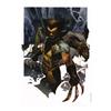 COSMIC ART S.BIANCHI -WOLVERINE&SABERTHOOT- LYTHO PRINTED ART