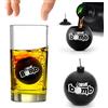 Bar Amigos, Set di 4 bombe da shot, 25 ml, per drink, cocktail e amari Ideale per party alcolici Jagermeister Red Bull, regalo divertente