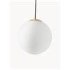 Westwing Collection Lampada sferica a sospensione in vetro opalino Beth