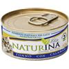 Naturina Elite Cibo Umido Naturale per Gatti - Tonno con Calamari - 24x70 gr