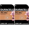 Duracell 2X Duracell 392/384 SR41 Con Ossido D'Argento (2 Blister Da 1 Batteria) 2 Pile