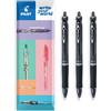 Pilot Acroball - Penna a sfera retrattile - Gamma Begreen 79% riciclata - Confezione da 3 penne - Punta media da 1,0 mm - In confezione regalo con busta - Ideale per scrittura, scuola, casa, ufficio
