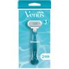 Gillette Venus Rasoio Smooth 3 Lame + 2 Ricambi