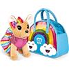 Simba - Chi Chi Love Rainbow, 105893438, + 5 Anni, Peluche Fashion con Borsetta Arcobaleno, Alla Moda, Da Coccolare