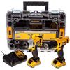 DEWALT Kit trapano avvitatore Dewalt 10,8 V 2 Ah con valigetta e 2 batterie