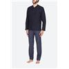 JULIPET Pigiama senza polsini, in confortevole jacquard pantaloni fantasia pied de poule