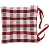 Alore Casa Cuscino morbidino tartan bordeaux cm 39x39