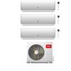 TCL Climatizzatore Condizionatore Inverter Trial Split Elite F2 serie SN F2S0 9+12+18 con MT2730 Wi-Fi R-32 Classe A++ ,