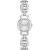 Breil, Collezione Alya, Orologio Donna in Acciaio, Bracciale a Maglie Tonde Intrecciate, Quadrante Rotondo Minimal, Impreziosito da Cristalli, Cassa 26mm, Chiusura a Gioiello