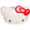 Paladone Hello Kitty - Tazza in ceramica a forma di gatto con classico fiocco rosso, accessorio da scrivania per ufficio e scuola, idea regalo, PP13154HK